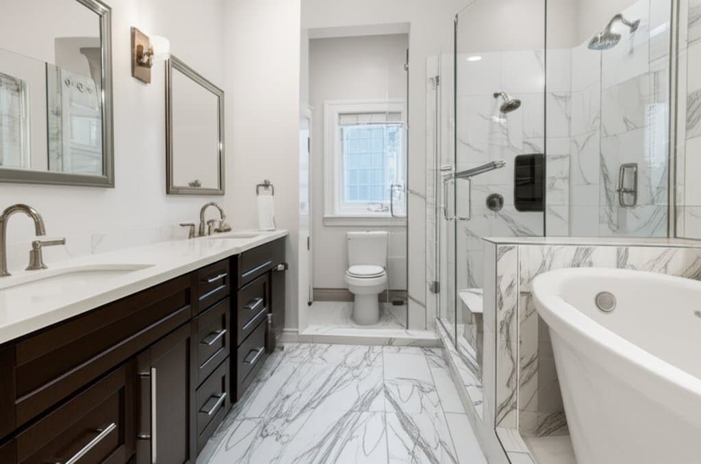 Featured image for Multi-Gen Bathrooms Need Double Sinks and Walk-In Access