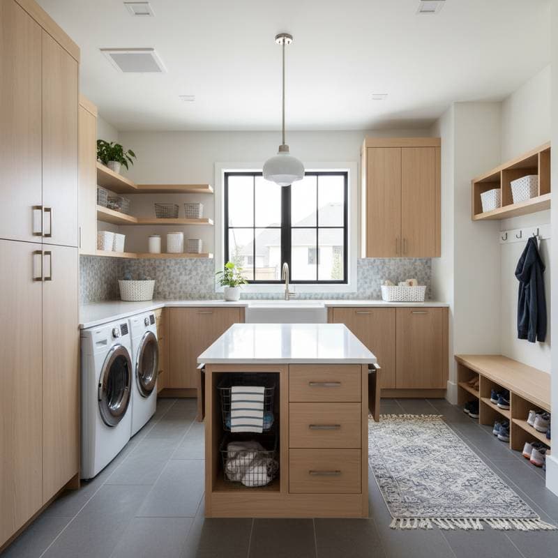 Featured image for Workflow Triangle Cuts Laundry Room Steps in Half