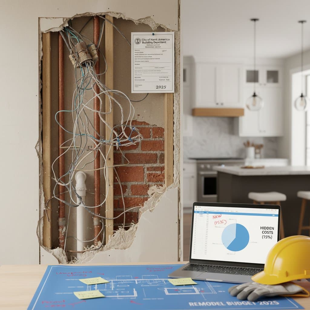 Featured image for Hidden Remodel Costs: Budget 15% for What's Behind Walls