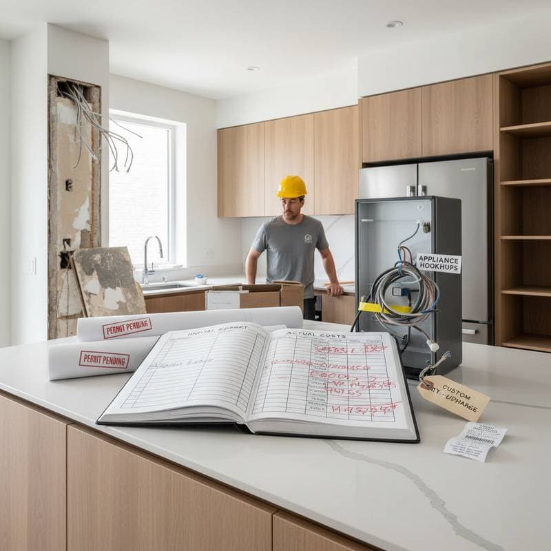 Featured image for Kitchen Remodels Go Over Budget: Hidden Costs Exposed