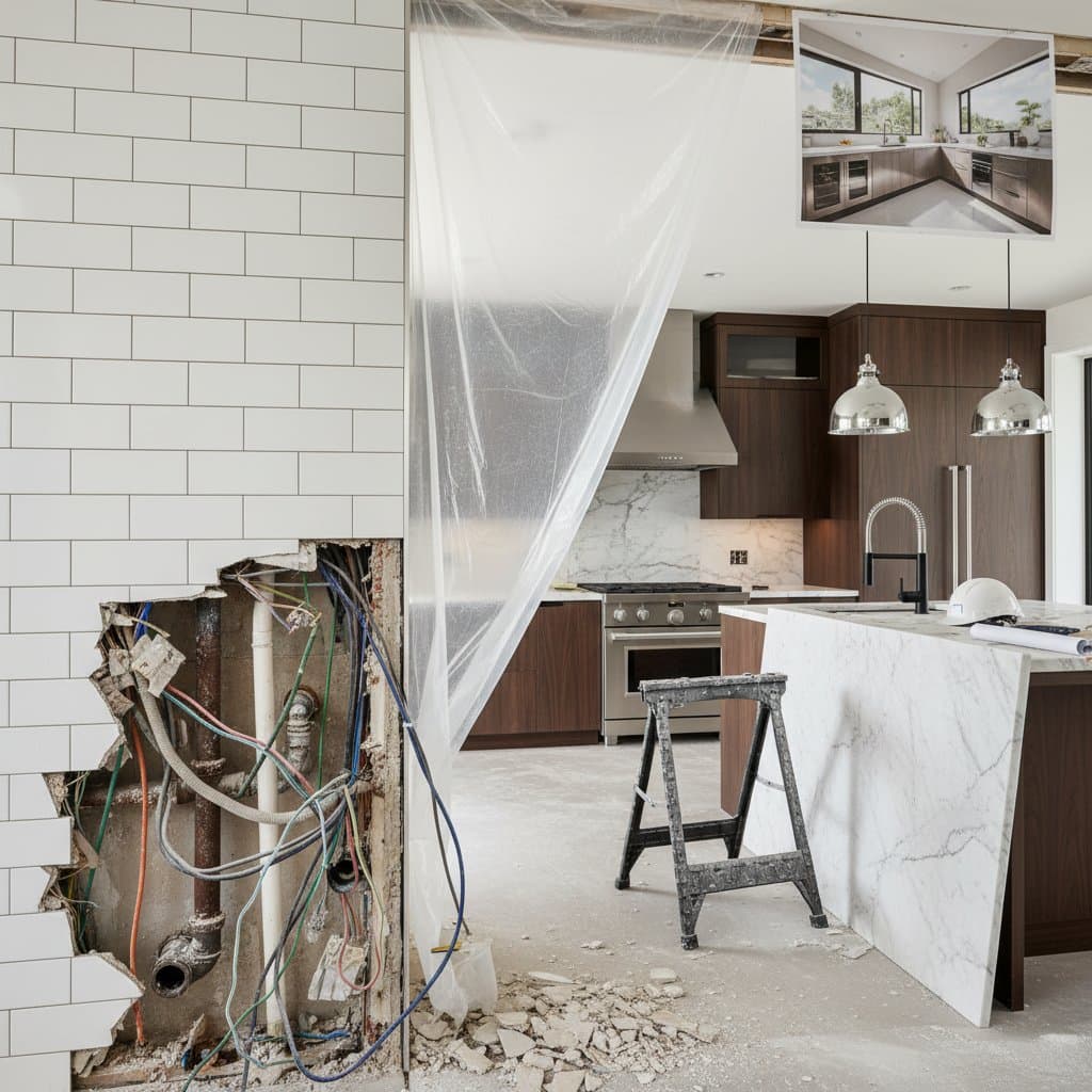 Featured image for Hidden Wiring and Structural Costs in Kitchen Remodels