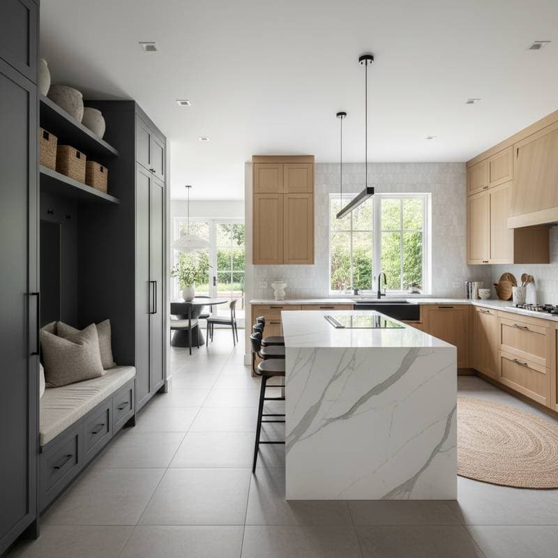 Featured image for Why Mudroom Remodels Unlock Stunning Kitchen Flows