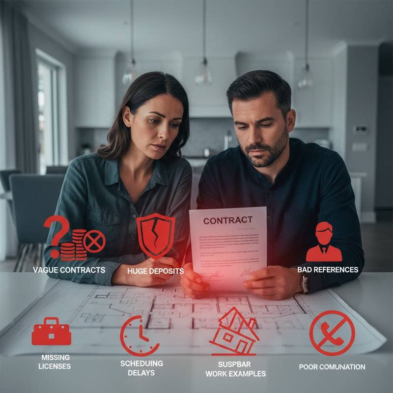 Featured image for Spot These 8 Red Flags Before Hiring a Contractor