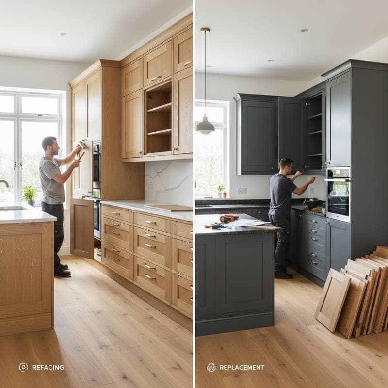 Featured image for Kitchen Cabinets: When Refacing Costs More Than Replacing