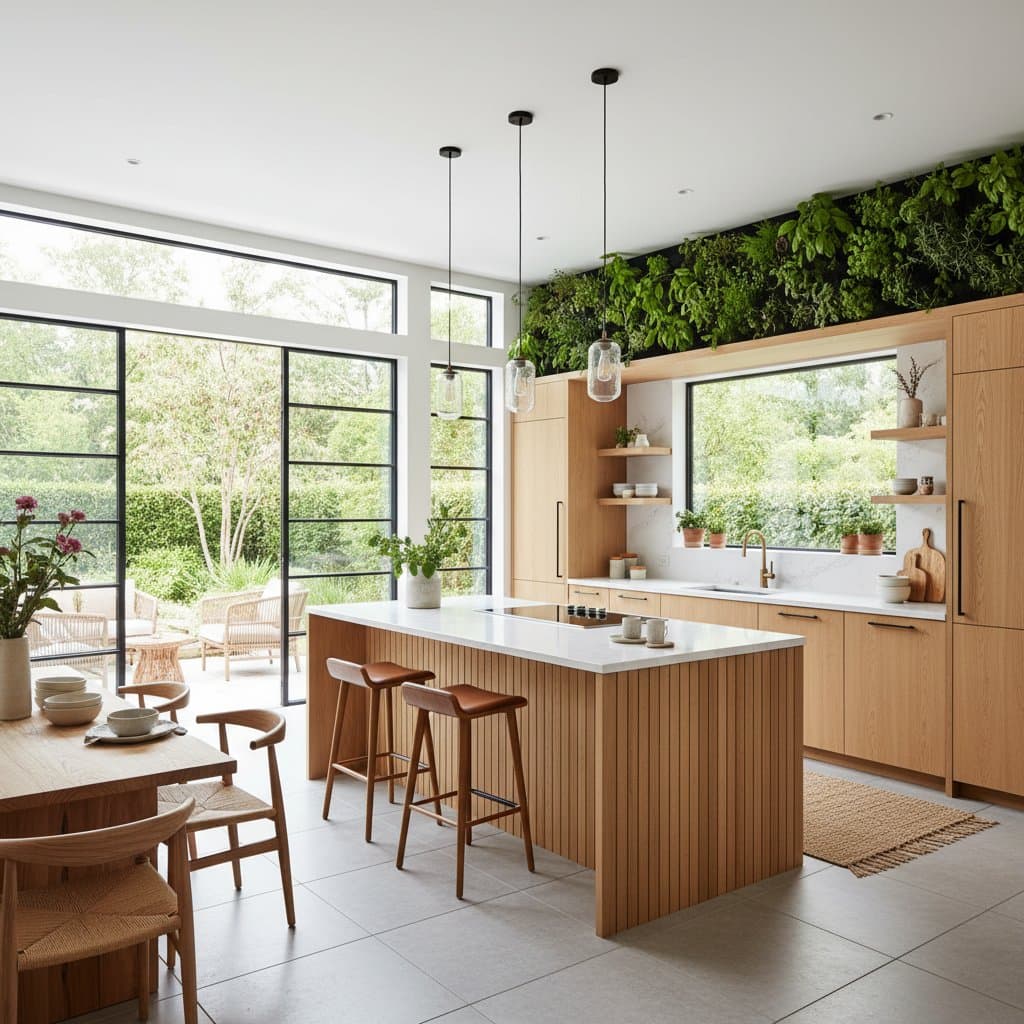 Featured image for Living Walls and Fresh Herbs Transform Kitchen Air