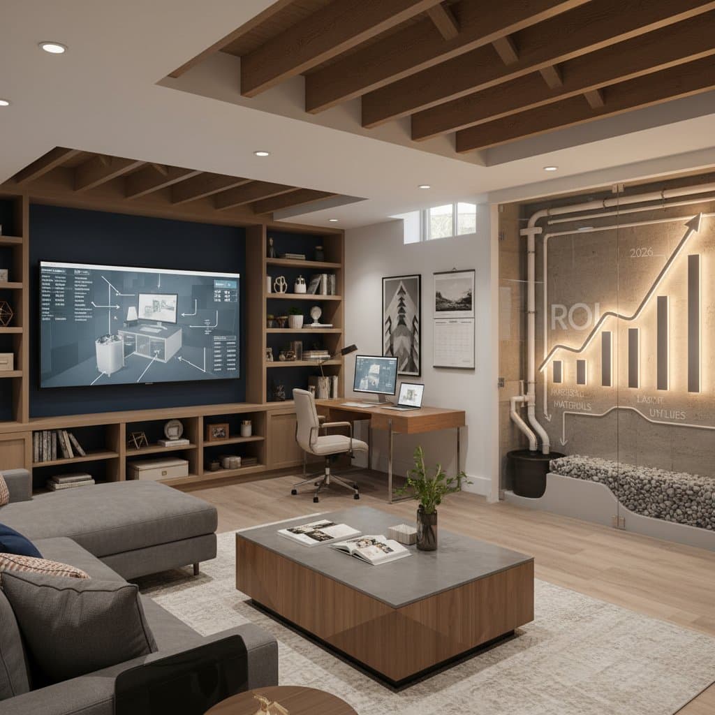 Featured image for Basement Remodels: When Aspiration Meets Arithmetic