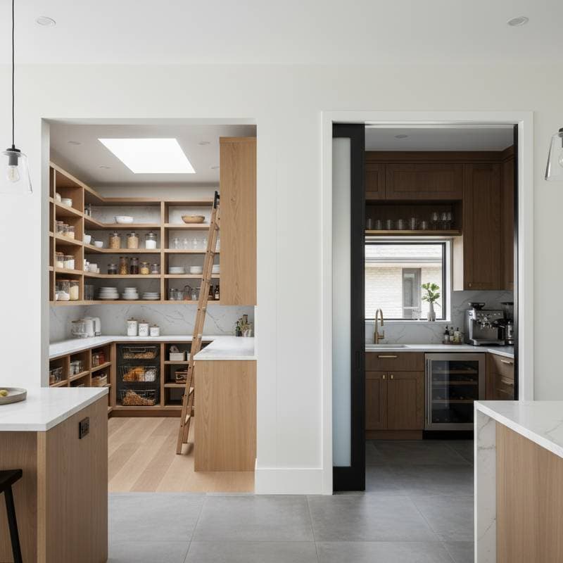 Featured image for Walk-In vs Butler's Pantry: Hidden Costs Revealed