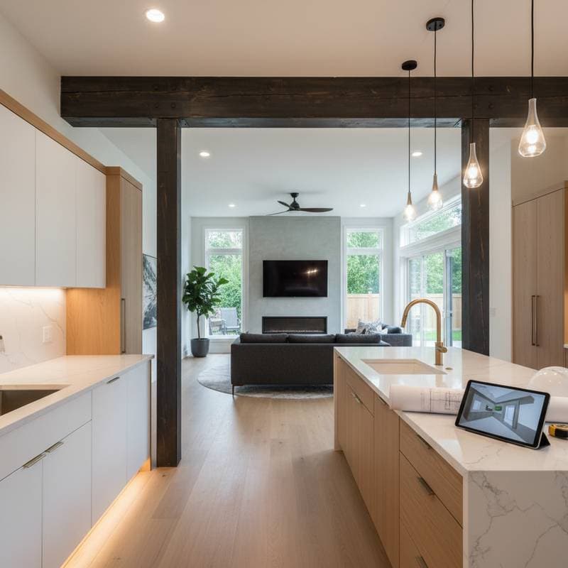 Featured image for Real Costs Behind Your 2026 Open Concept Kitchen