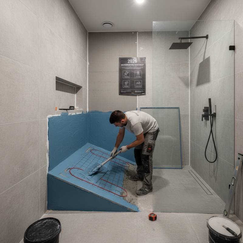 Featured image for Wet Room Waterproofing: Floor Slope Rules That Prevent Leaks