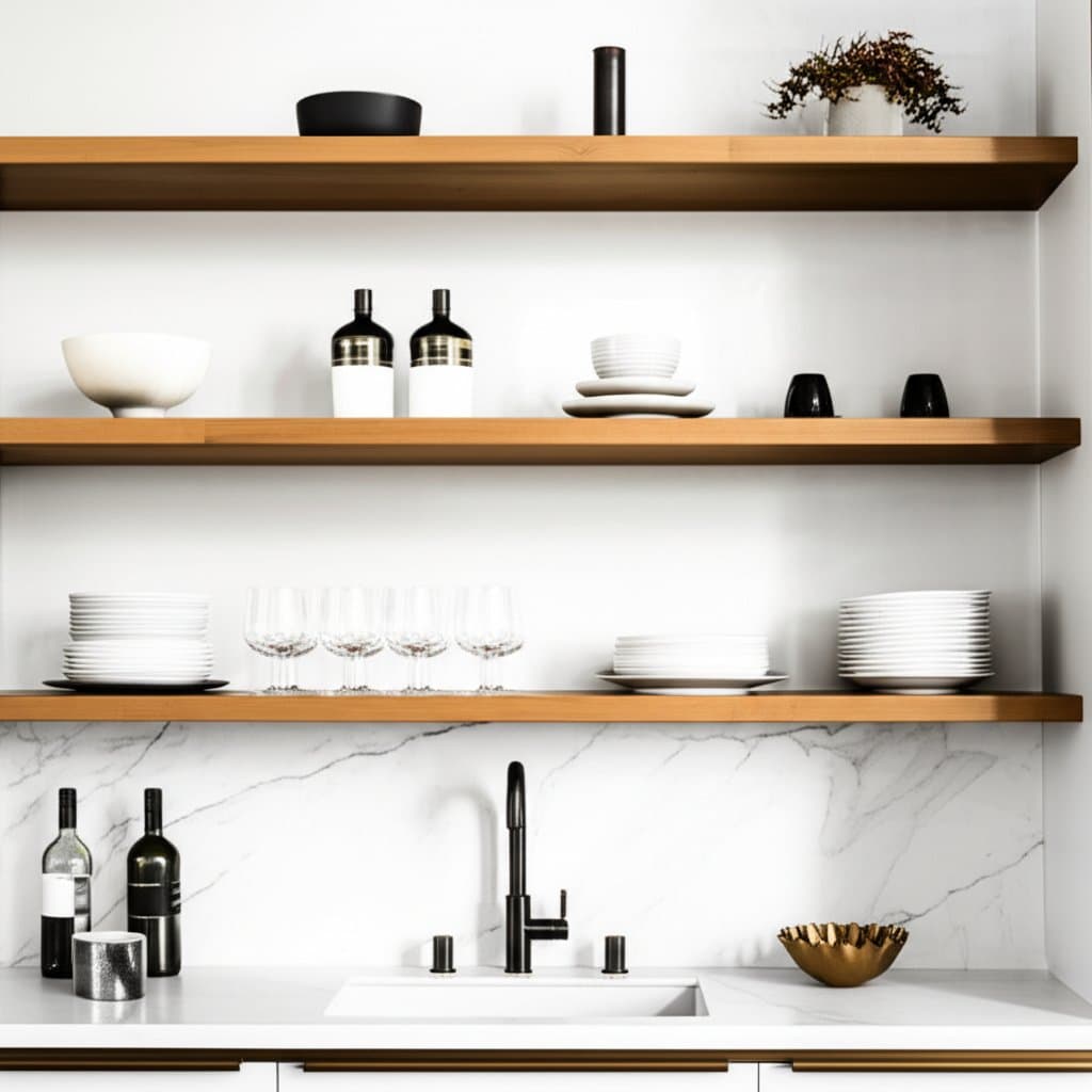 Featured image for Open Shelving Rules That Actually Work in Real Kitchens