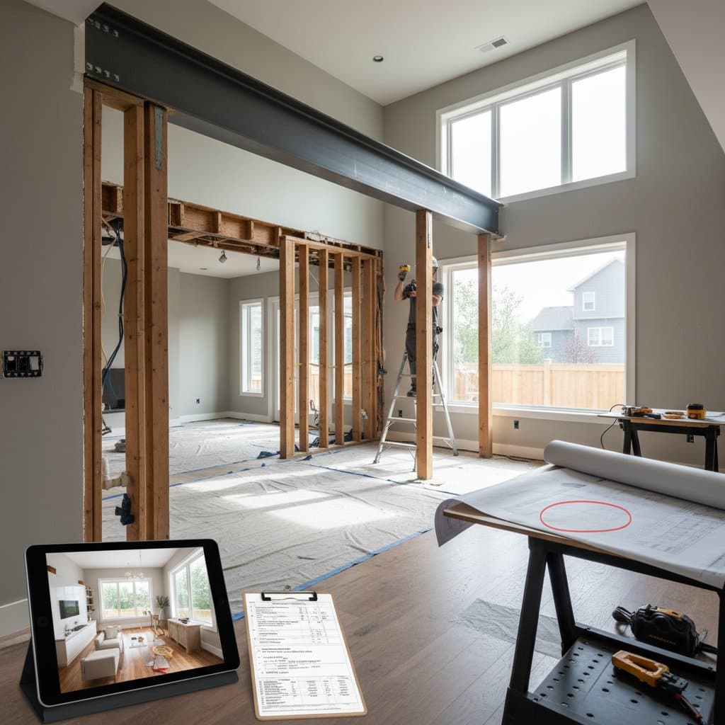 Featured image for What Load-Bearing Walls Really Cost to Remove