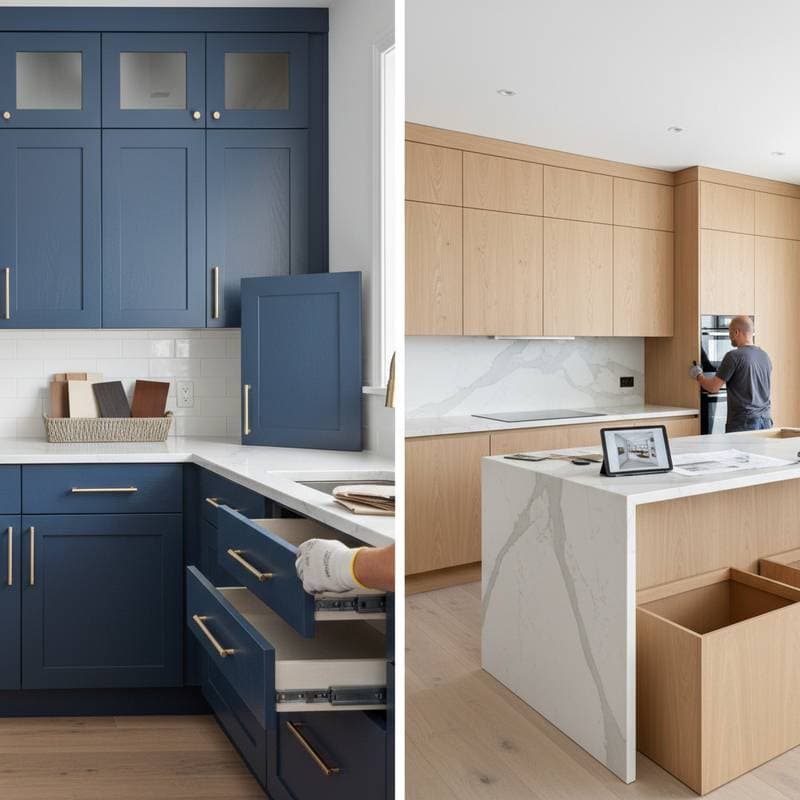 Featured image for Refacing vs Replacing: Real Kitchen Cabinet Costs