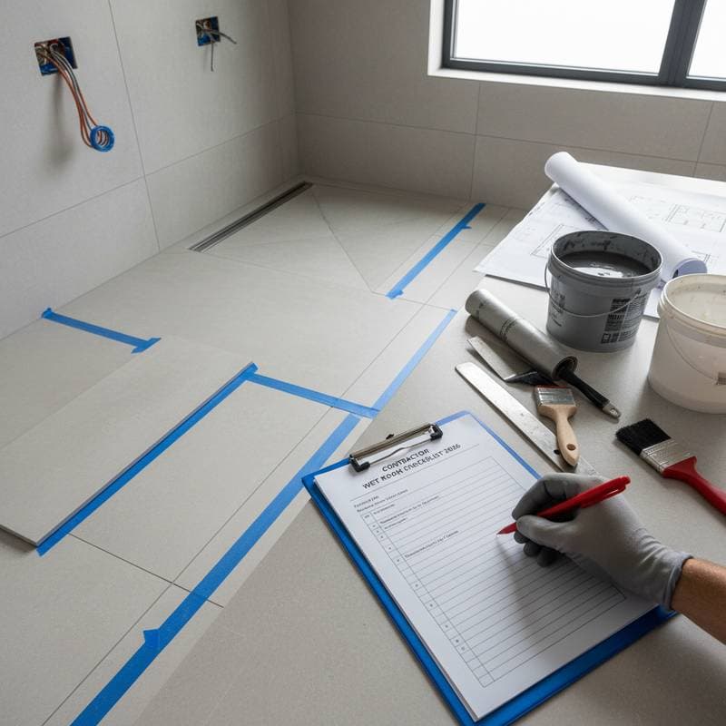 Featured image for Wet Room Waterproofing: What Contractors Check First