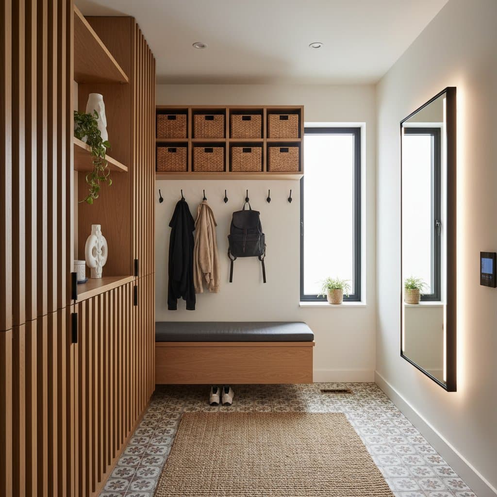 Featured image for Mudroom Zones That Tame Entryway Chaos Fast