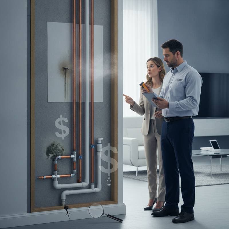 Featured image for Hidden Leaks Cost 40% of Major Plumbing Repairs
